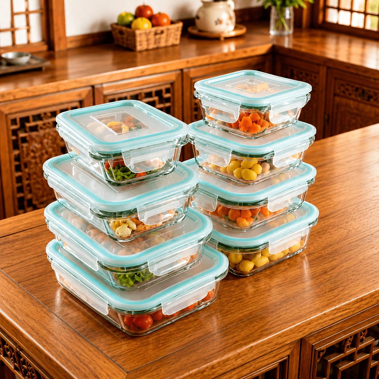 Meal Prep Glass Containers Oven Safe - Glass Food Storage Containers Sleek Modern