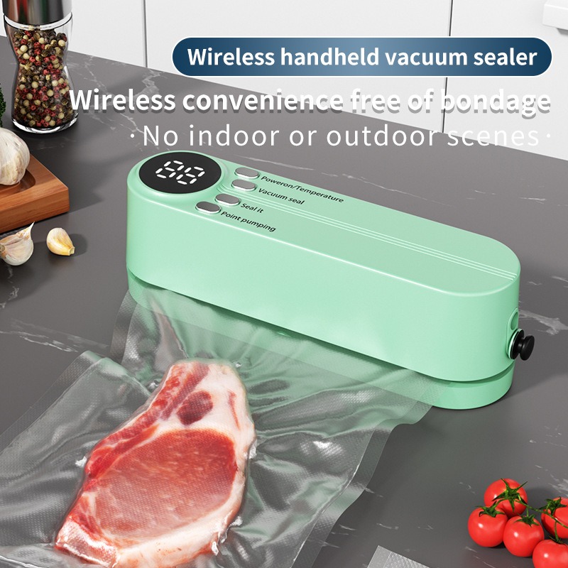 Meal Prep Vacuum Seal - Electric Vacuum Sealer Food Clip Sealer