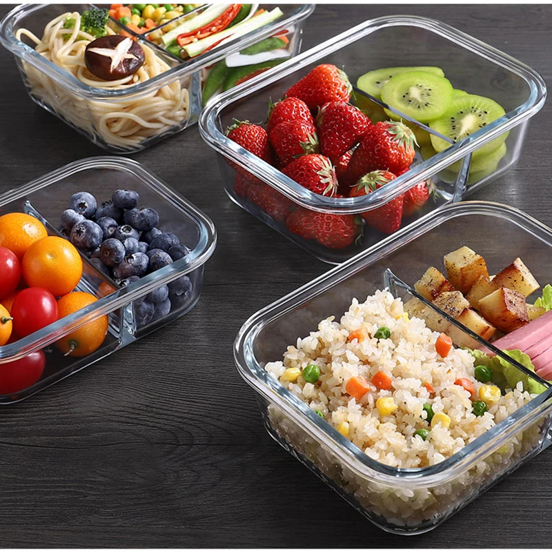 Glass Lunch Box Sealed Fresh-K - Meal Prep Glass Containers Oven Safe recension och pris