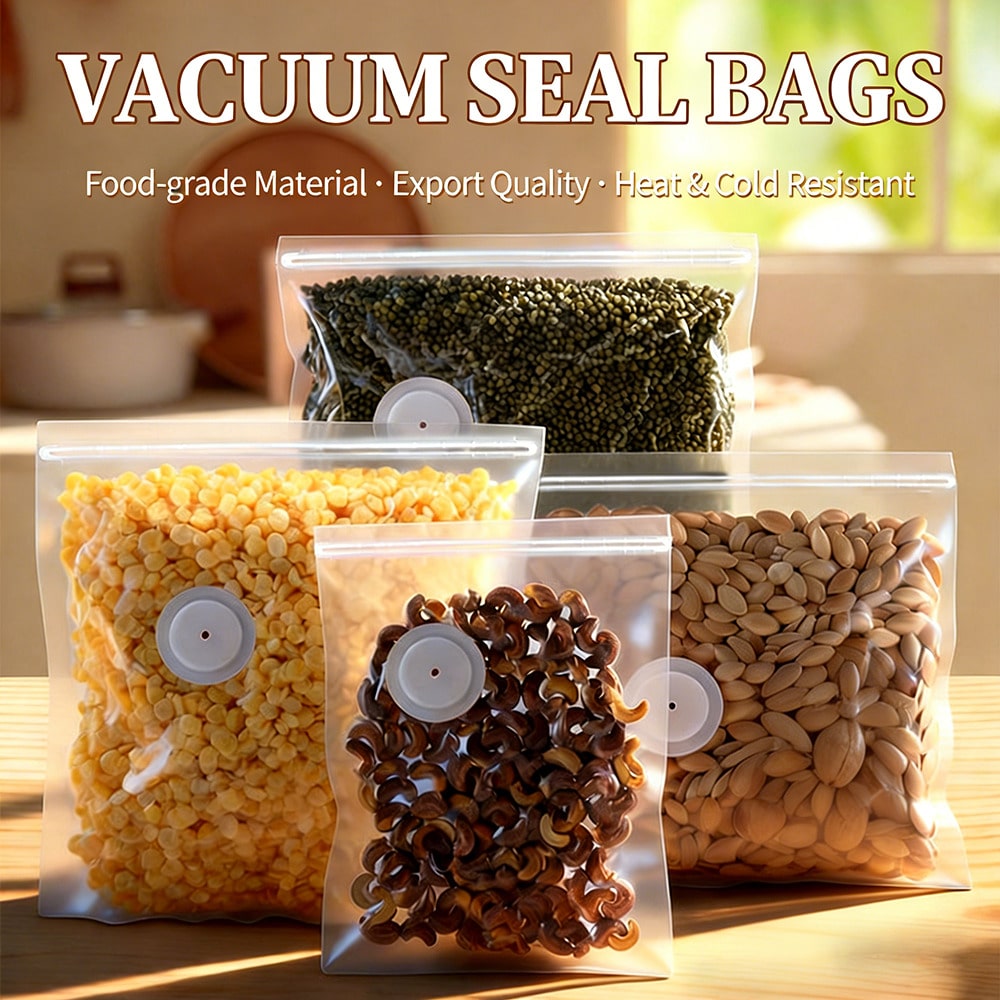 30pcs Reusable Vacuum Bags+1 C - Meal Prep Vacuum Seal recension och pris