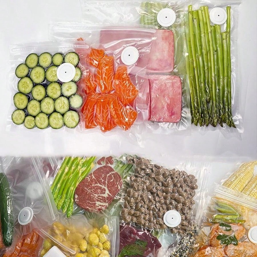 30pcs Reusable Vacuum Bags+1 C - Meal Prep Vacuum Seal recension och pris