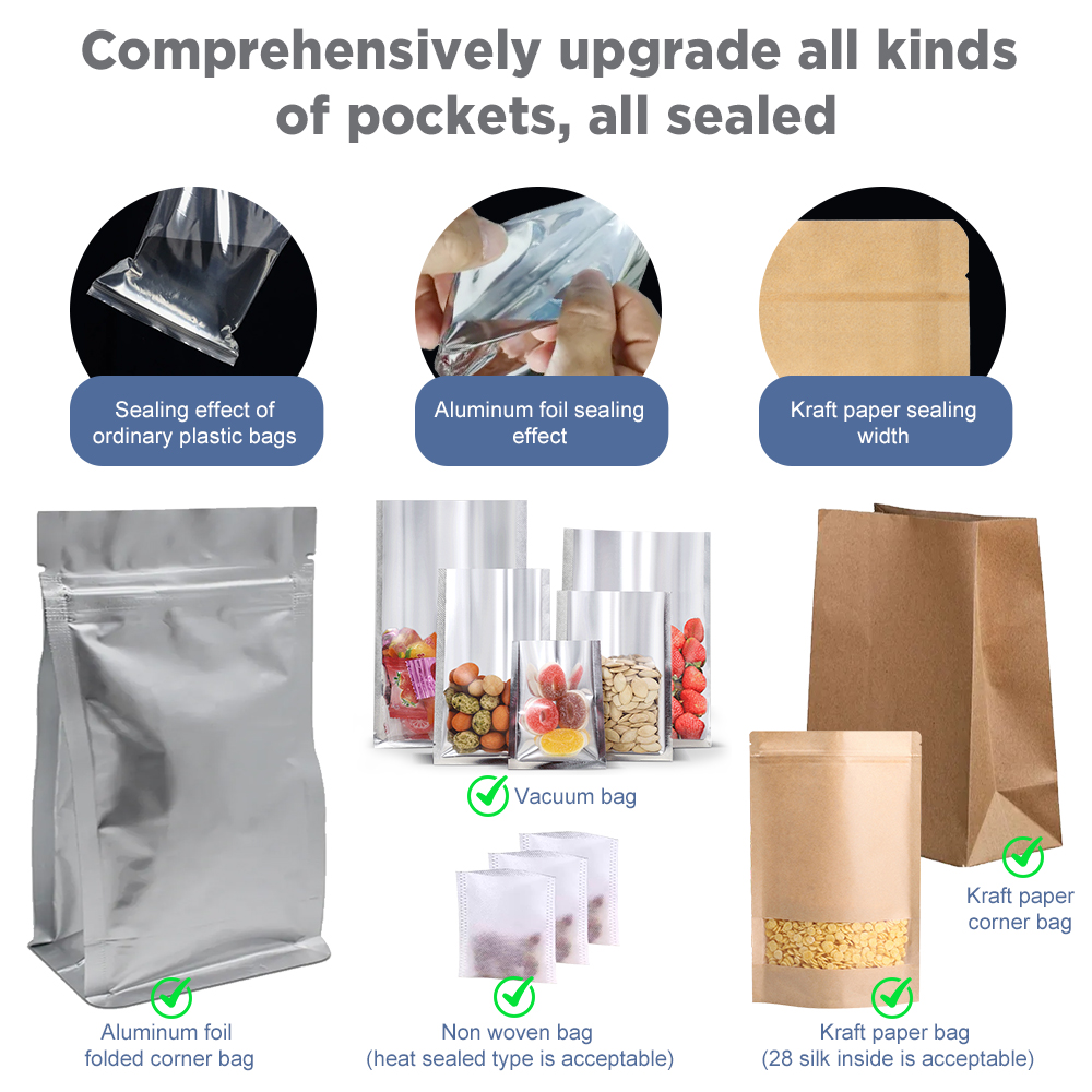 Impulse Sealer Machine Kitchen - Meal Prep Vacuum Seal recension och pris