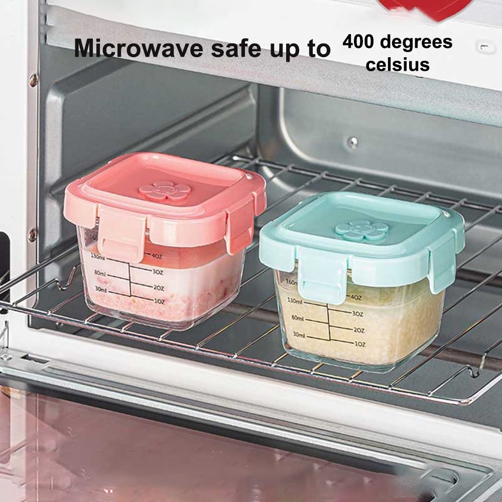 Glass Food Storage Box New 170 - Meal Prep Glass Containers Oven Safe recension och pris