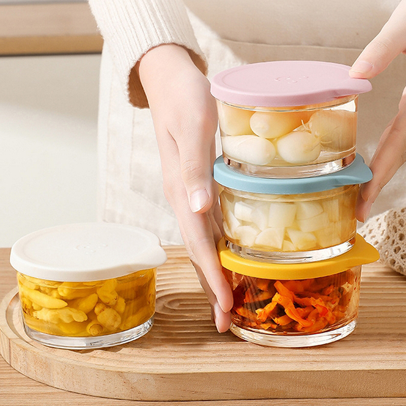 1PCS Microwave Safe Round Food - Meal Prep Glass Containers Oven Safe recension och pris