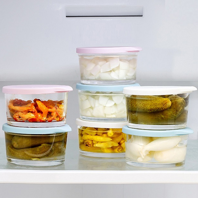 1PCS Microwave Safe Round Food - Meal Prep Glass Containers Oven Safe recension och pris