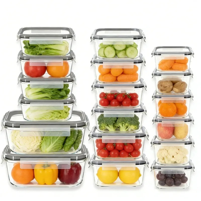 Glass Food Storage Containers  - Meal Prep Glass Containers Oven Safe recension och pris