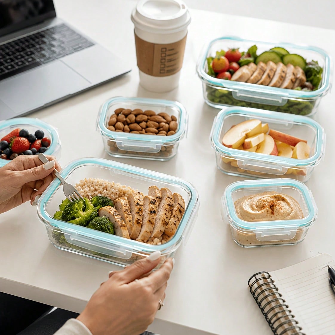 Glass Food Storage Containers  - Meal Prep Glass Containers Oven Safe recension och pris