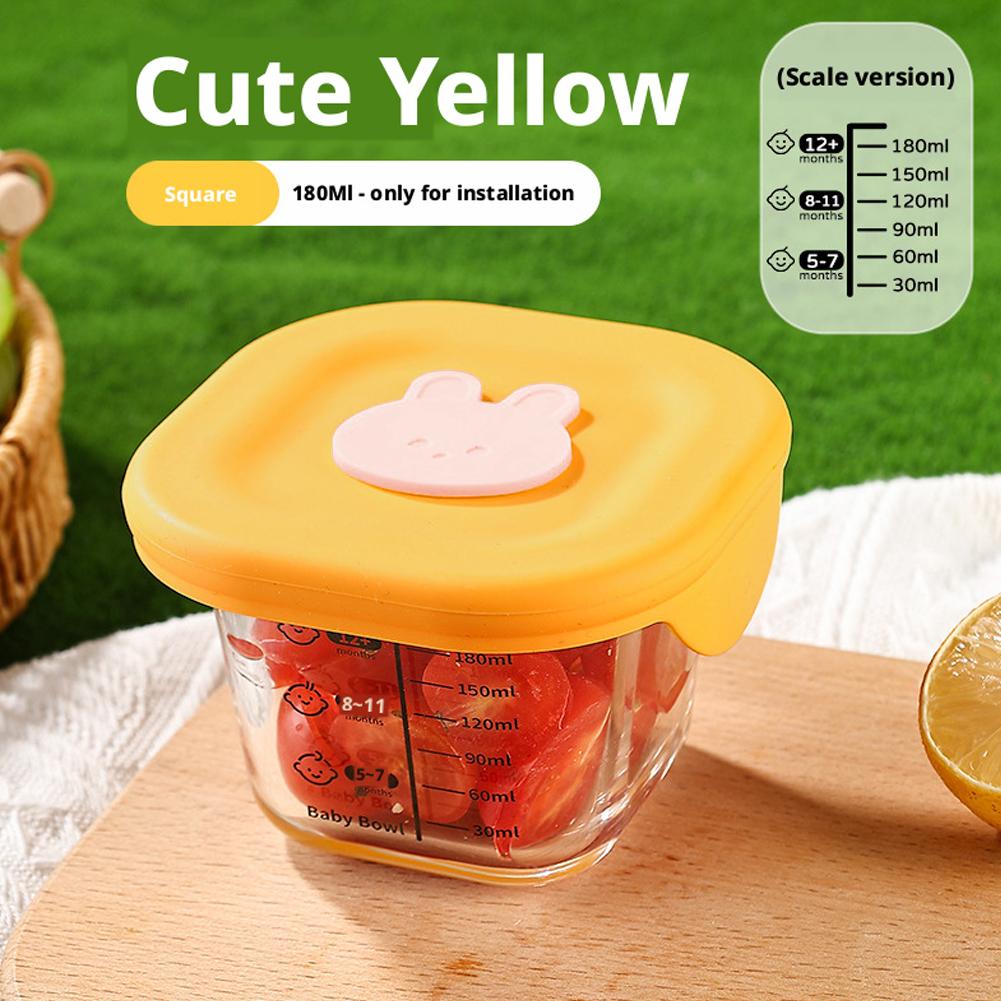 2PCS Glass Steaming Bowl Baby  - Meal Prep Glass Containers Oven Safe recension och pris
