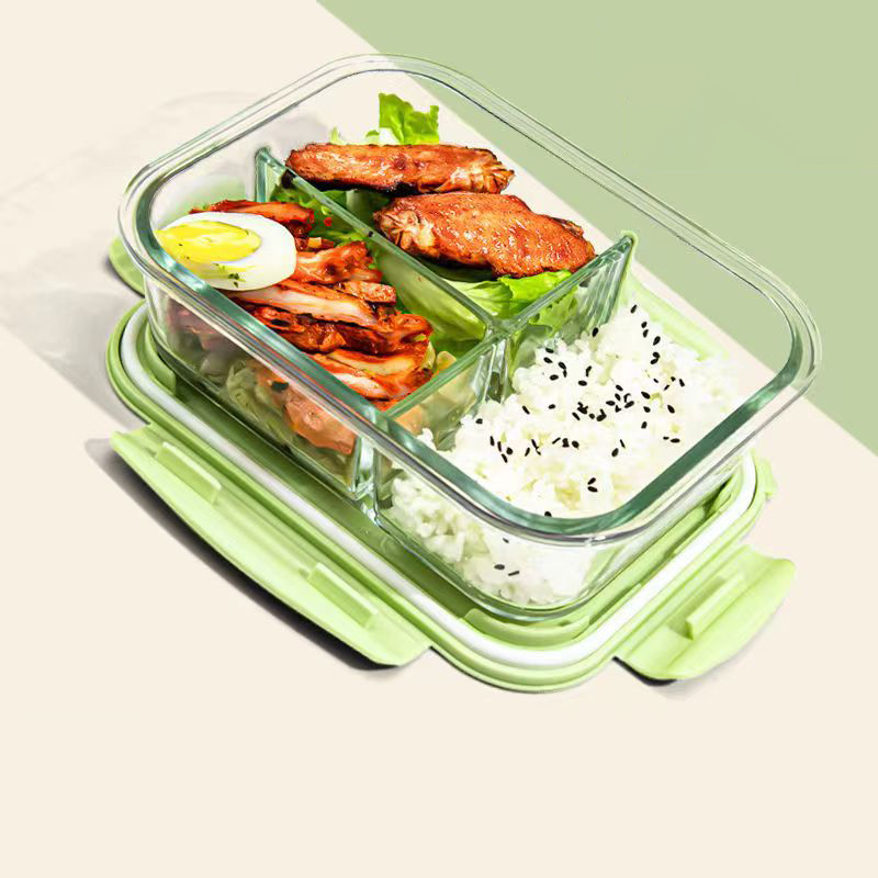 High quality Lunch Box Glass 1 - Meal Prep Glass Containers Oven Safe recension och pris