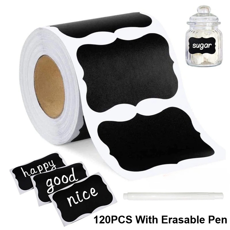 120PCS/Roll Removable Spice St - Spice Jar Labels recension och pris
