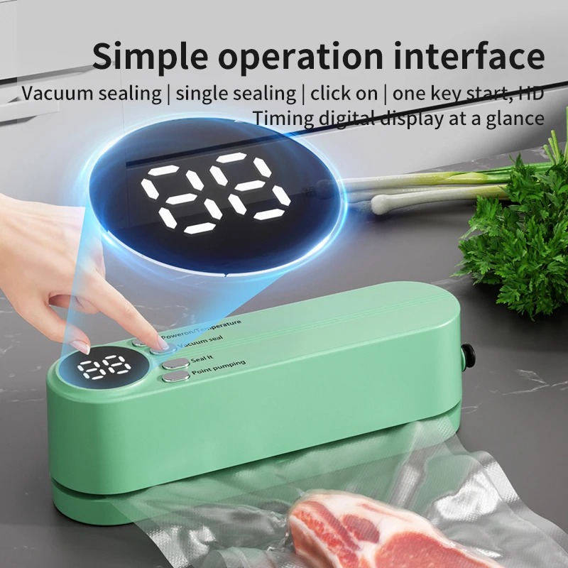 Electric Vacuum Sealer Food Cl - Meal Prep Vacuum Seal recension och pris