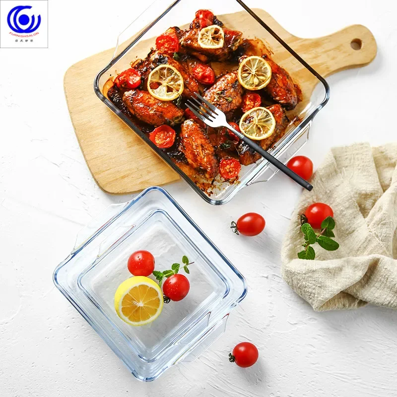 Large Capacity Toughened Glass - Meal Prep Glass Containers Oven Safe recension och pris