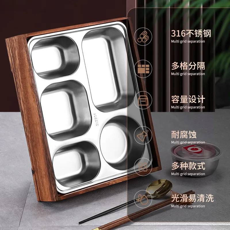 Black Walnut Bento Box with Di - Meal Prep Korean Food recension och pris