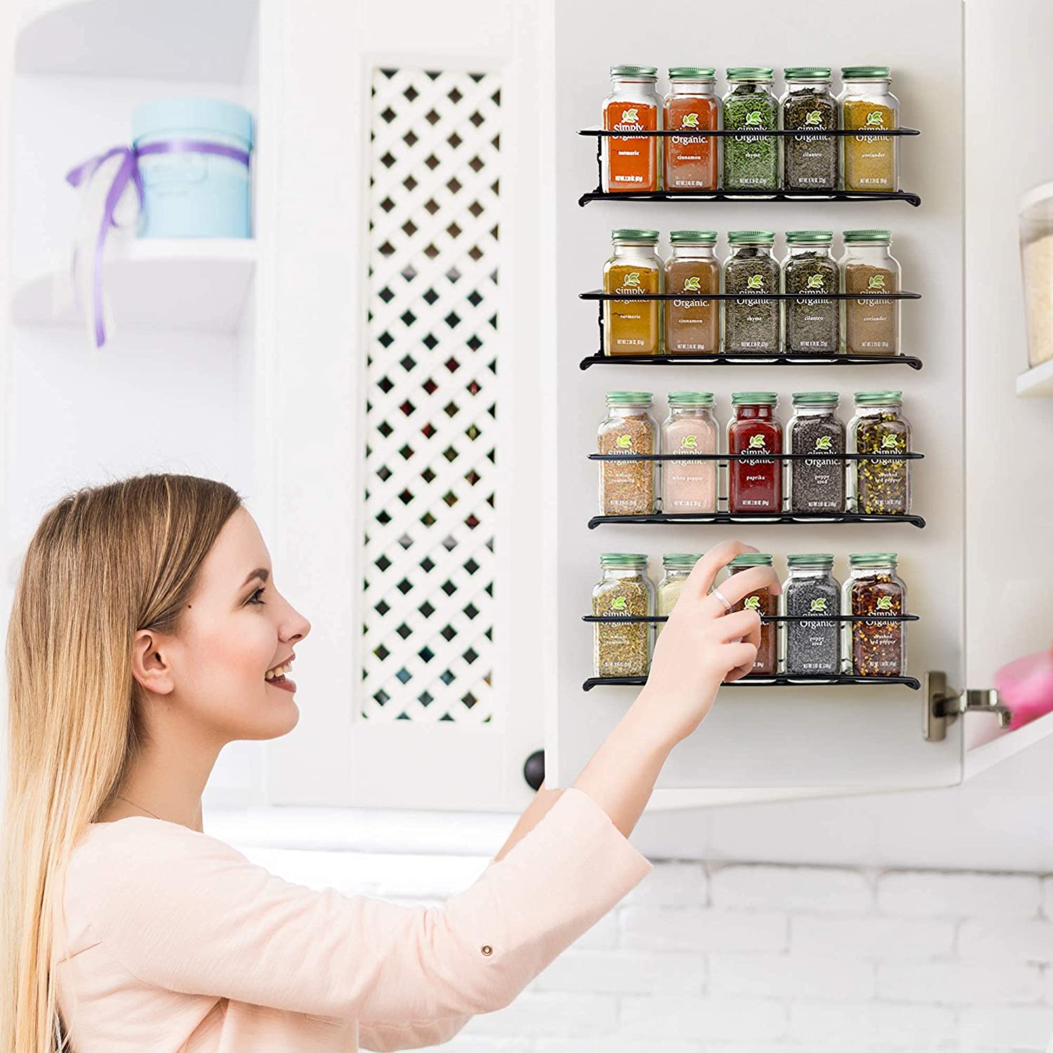 4/2PCS Spice Rack Organizer Wa - Spice Jar Labels recension och pris