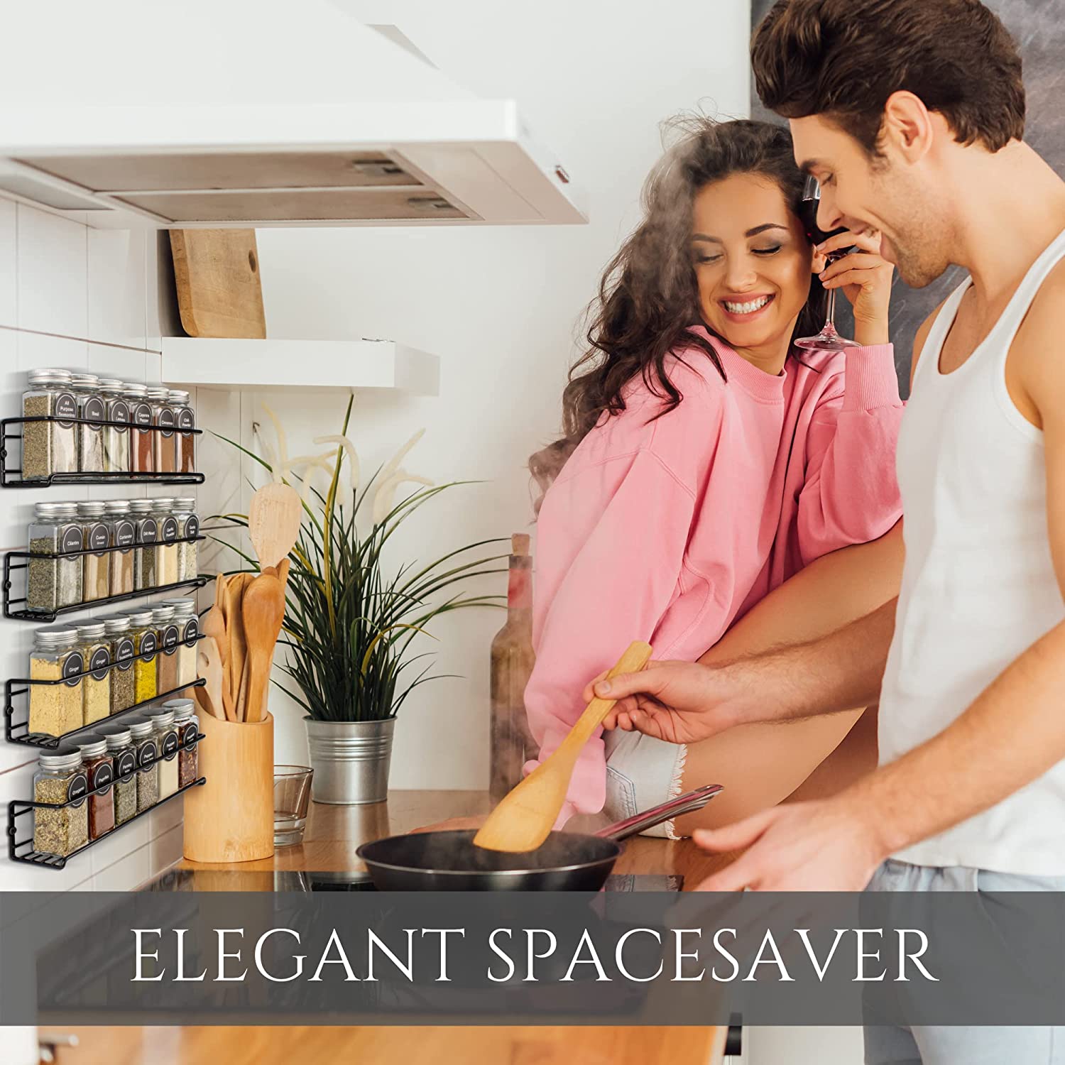 4/2PCS Spice Rack Organizer Wa - Spice Jar Labels recension och pris