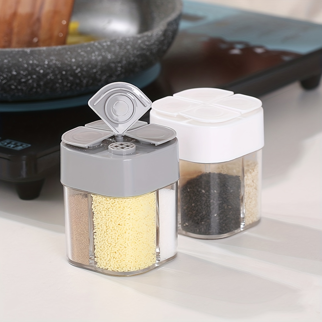 4in1 Camping Seasoning Shaker  - Spice Jar Labels recension och pris