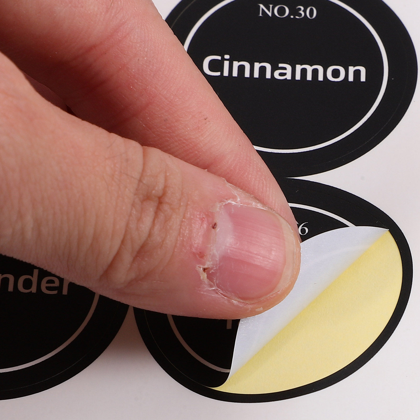 20Sheets Black Waterproof Roun - Spice Jar Labels recension och pris
