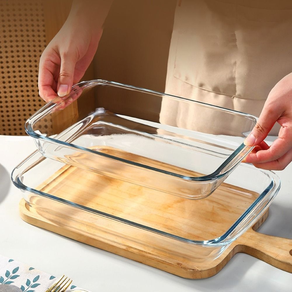 Durable Rectangular Glass Baki - Meal Prep Glass Containers Oven Safe recension och pris